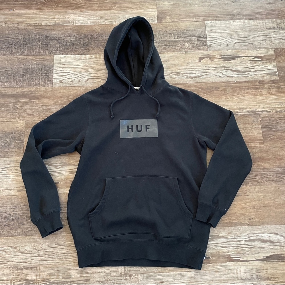 Huf black hoodie M